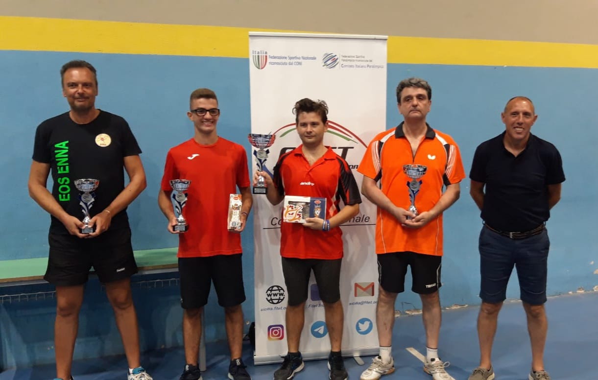 Torneo Open di Belpasso 10 11 settembre 2022 podio singolare Over 700 50