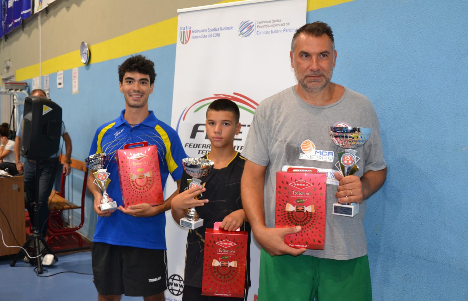 Torneo Open di Belpasso 7 8 settembre 2024 podio del singolare Over 4500 maschile 240 femminile