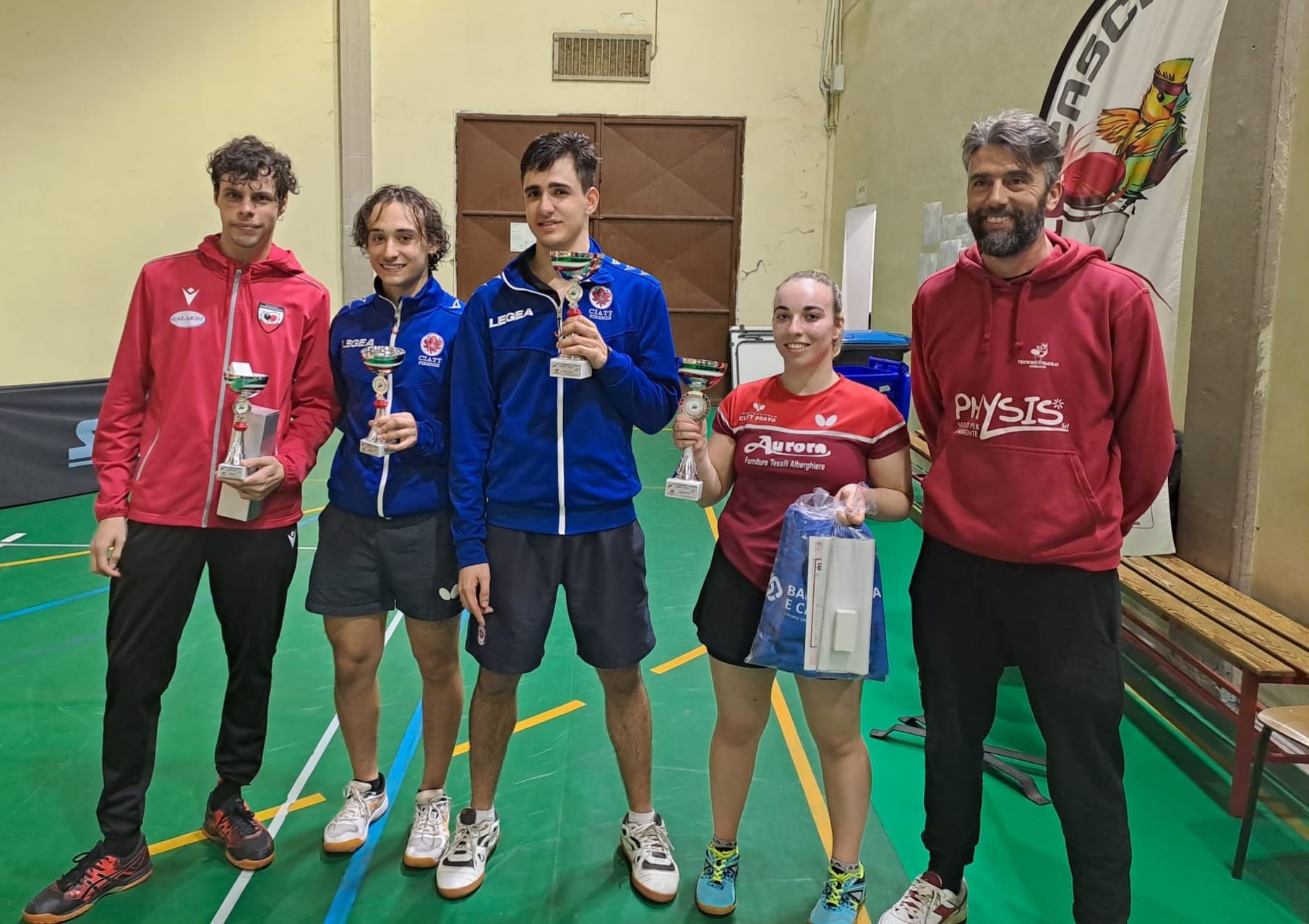 Torneo Open di Cascina 29 30 dicembre 2022 podio singolare assoluto