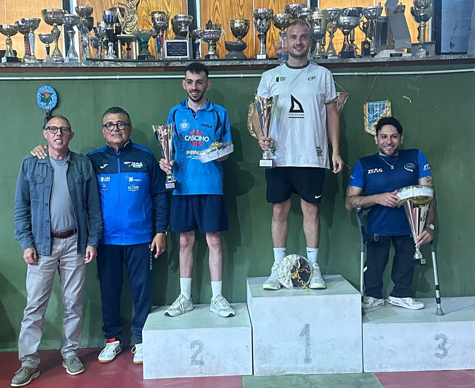 Torneo Open di Messina 4 5 maggio 2024 podio del singolare maschile di quarta categoria