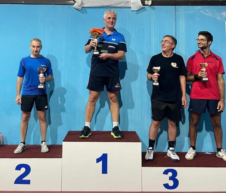 Torneo Open di San Nicola La Strada 16 17 settembre 2023 podio del singolare maschile di sesta categoria