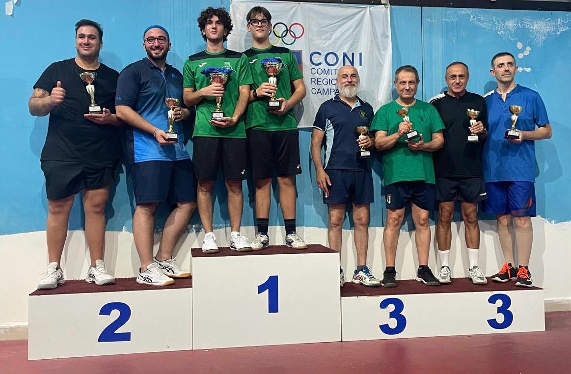 Torneo Open di San Nicola La Strada 21 22 settembre 2024 podio del doppio di quarta categoria