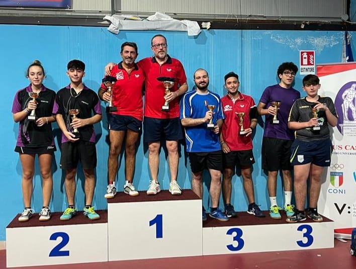 Torneo Open di San Nicola La Strada 23 24 settembre 2023 podio doppio Over 452 maschile 50 femminile