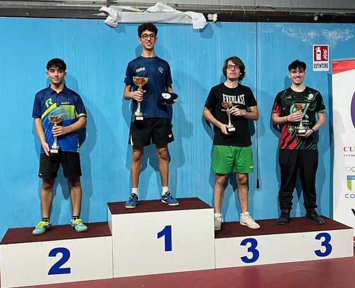Torneo Open di San Nicola La Strada 23 24 settembre 2023 podio singolare Over 452 maschile 50 femminile