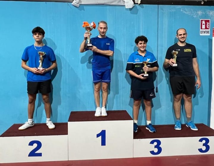 Torneo Open di San Nicola La Strada 23 24 settembre 2023 podio singolare Over 5000 maschile 300 femminile