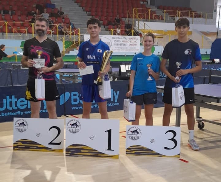 Torneo Open di Varazze 19 20 settembre 2026 podio del singolare Open 2
