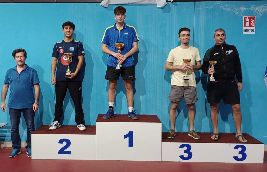 Torneo Open nazionale di San Nicola Caserta podio del singolare Over 80 M Over 1 F 1 ottobre 2023