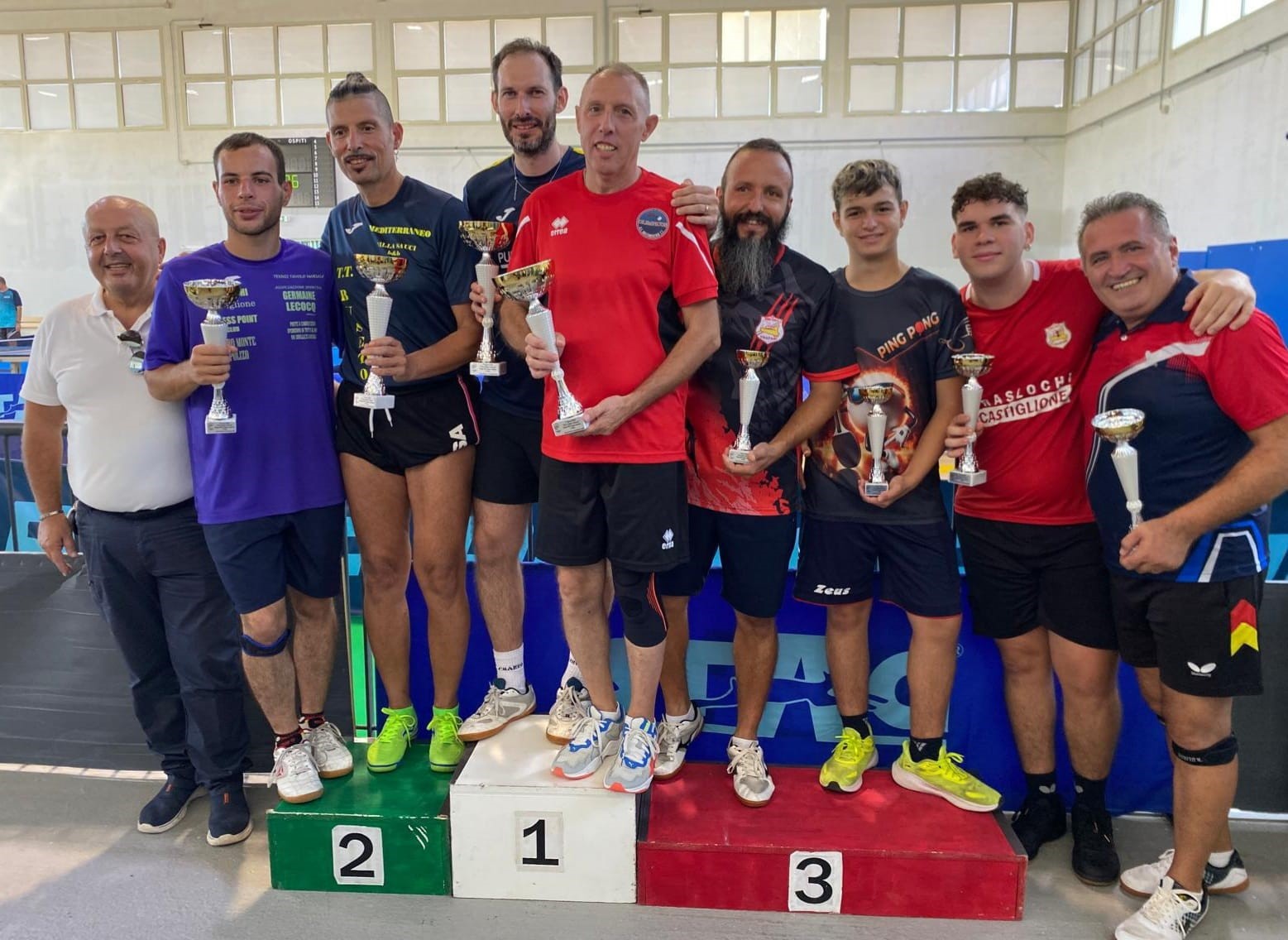 Torneo Over di Buseto Palizzolo 27 28 settembre 2025 podio del doppio Over 1 1 maschile 1 femminile