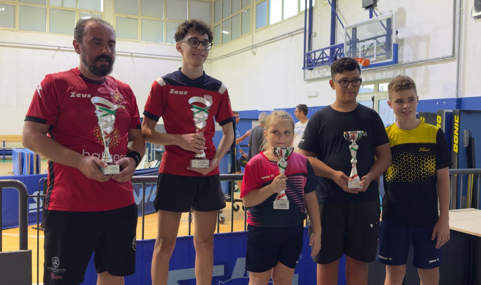Torneo Over di Buseto Palizzolo 27 28 settembre 2025 podio del singolare Over 7 5000 maschile 350 femminile
