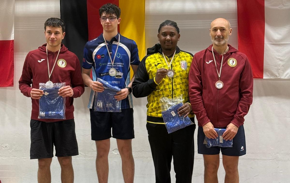 Torneo Over di Camerino 15 marzo 2026 podio del singolare Over 3