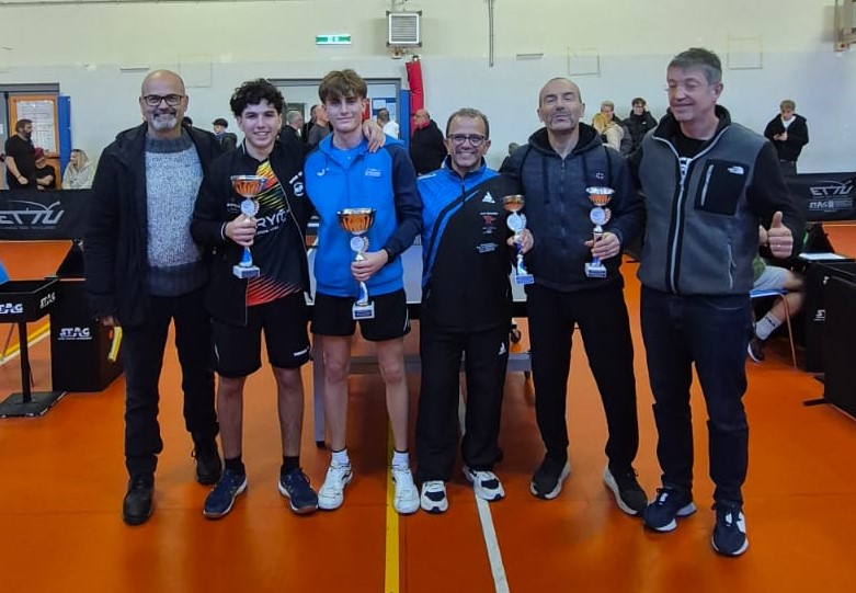 Torneo Over di Ciampino 27 28 dicembre 2025 podio del singolare Over 2