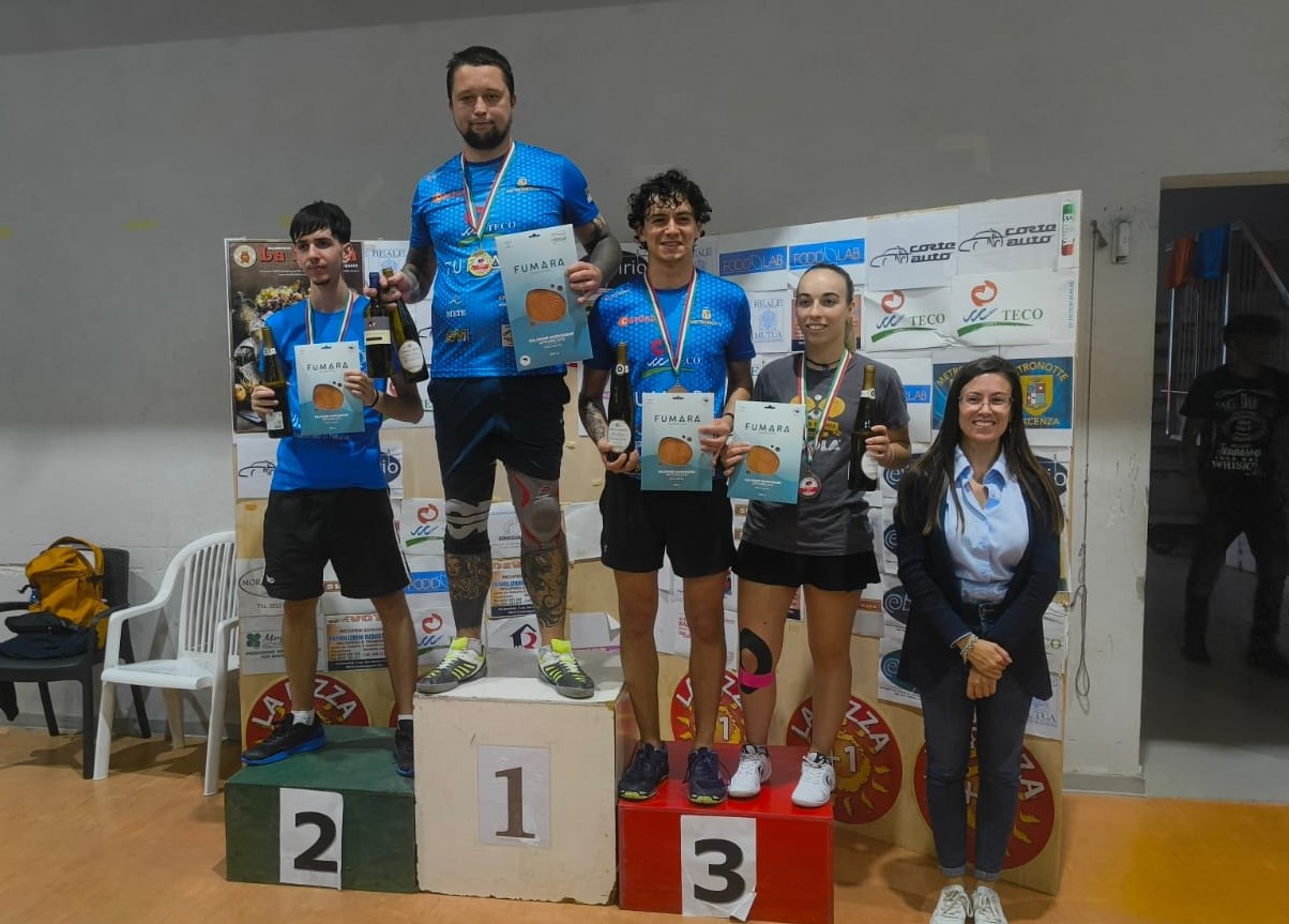 Torneo Over di Cortemaggiore 27 28 settembre 2025 podio del singolare Over 2 120 maschile 8 femminile 