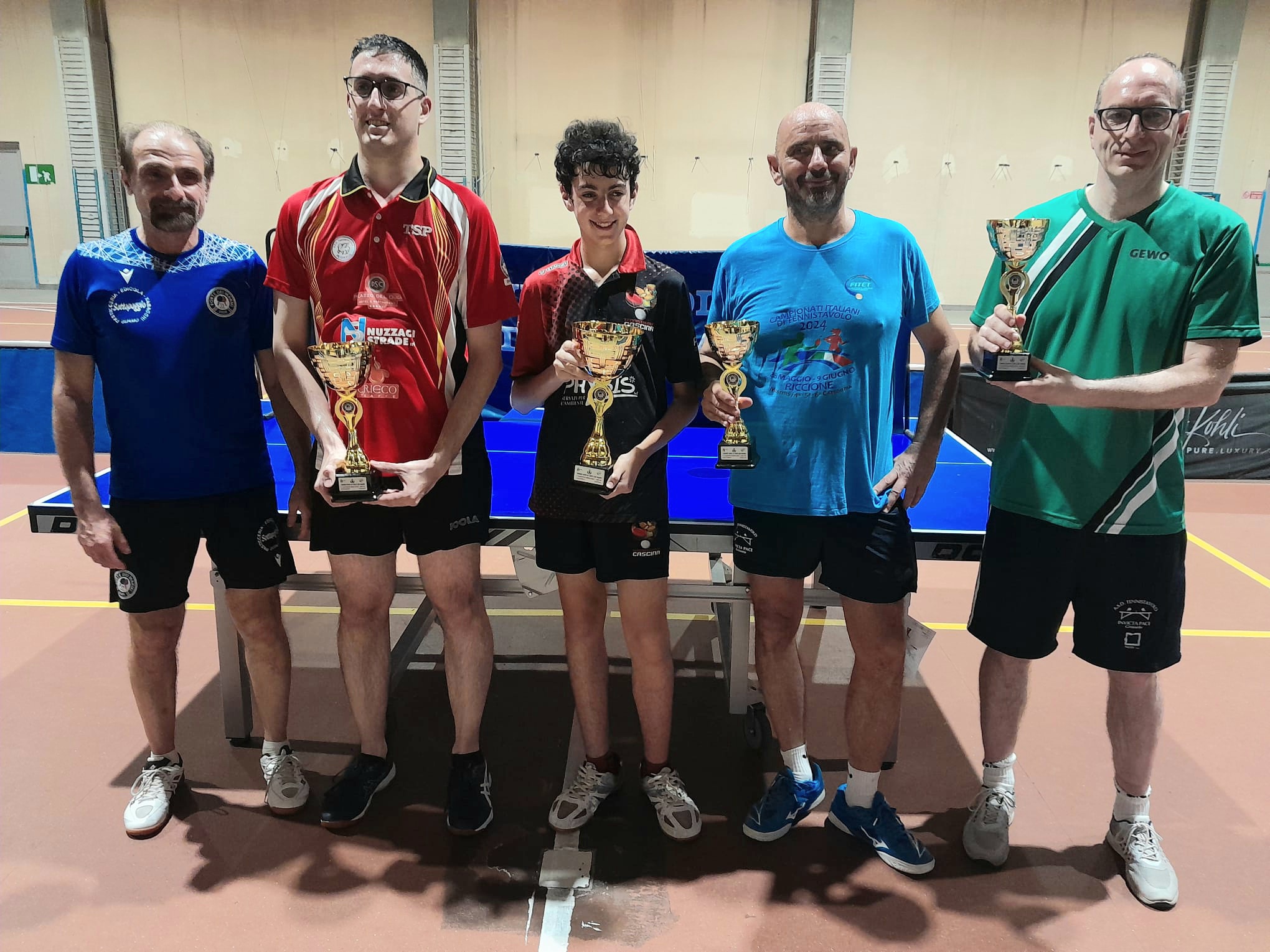 Torneo Over di Forte dei Marmi 27 28 giugno 2026 podio del singolare Over 3
