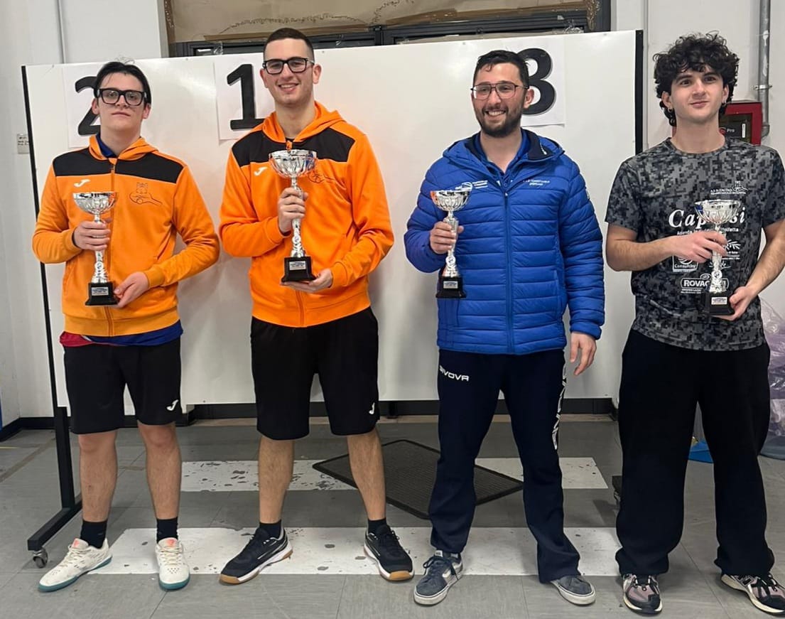 Torneo Over di Martina Franca 21 22 marzo 2026 podio del singolare Over 3