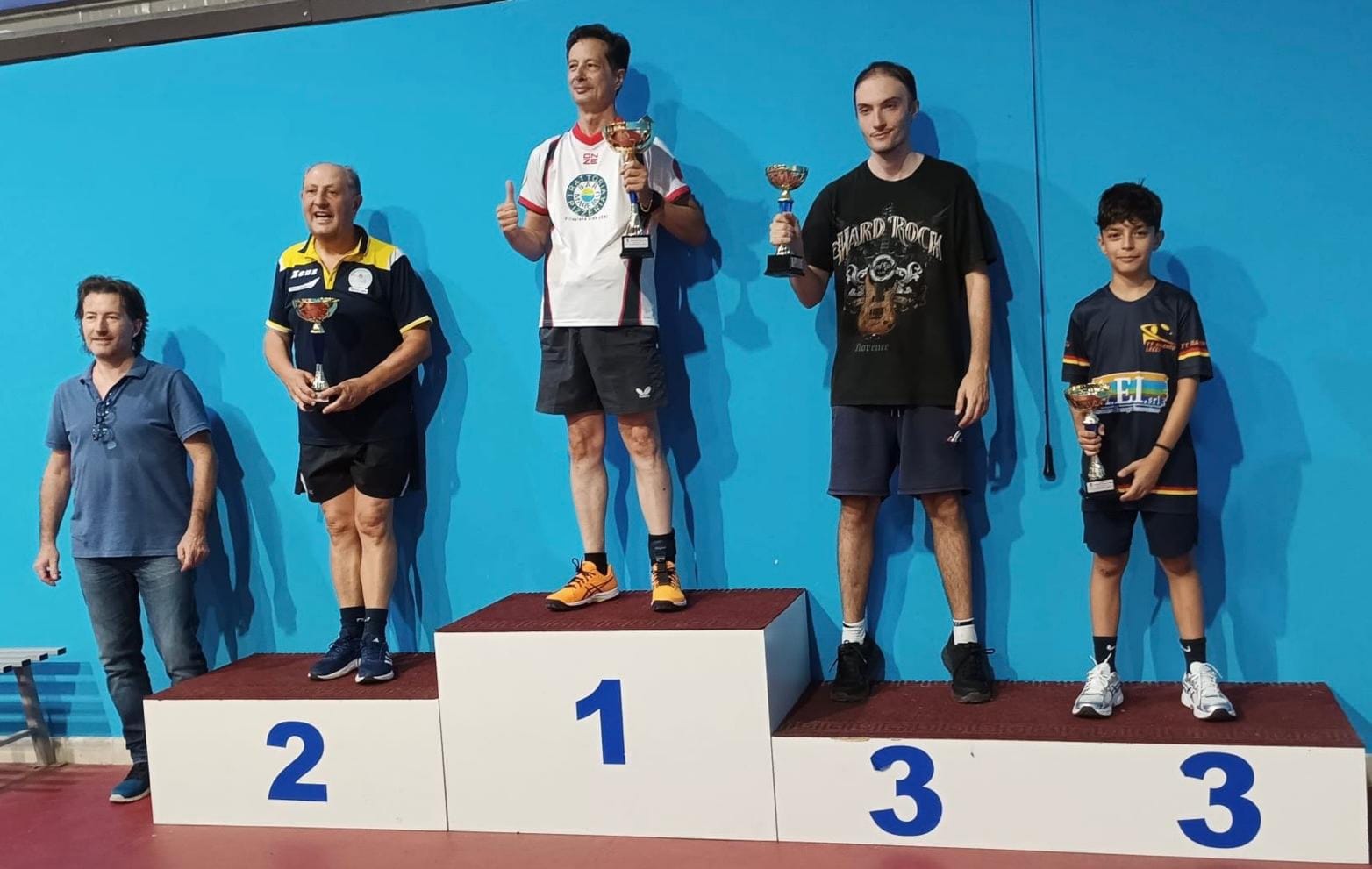 Torneo Over di San Nicola La Strada 20 21 settembre 2025 podio del singolare Over 6 3800 maschile