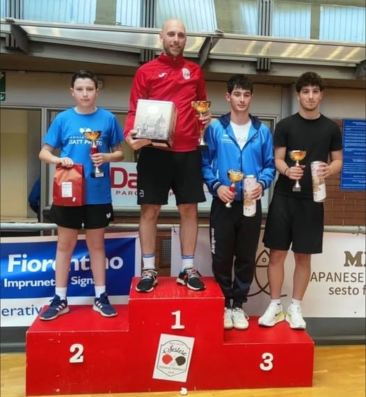 Torneo Over di Sesto Fiorentino 16 17 maggio 2026 podio del singolare Over 1