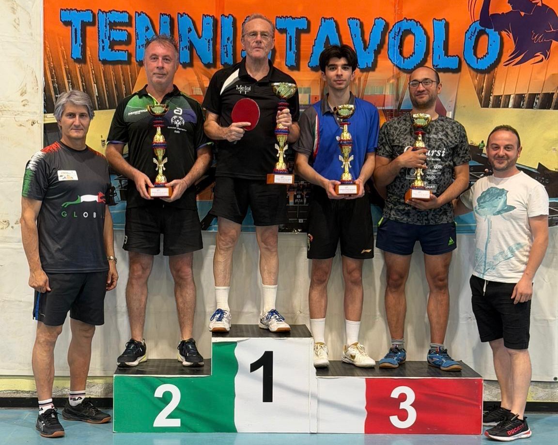 Torneo Over di Spezzano Albanese 27 28 giugno 2026 podio del singolare Over 3