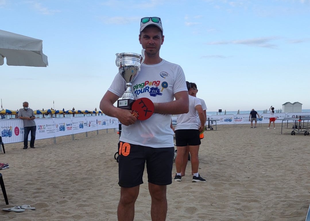 Torneo TTX di Vasto 2021 il vincitore Mirel Iordache