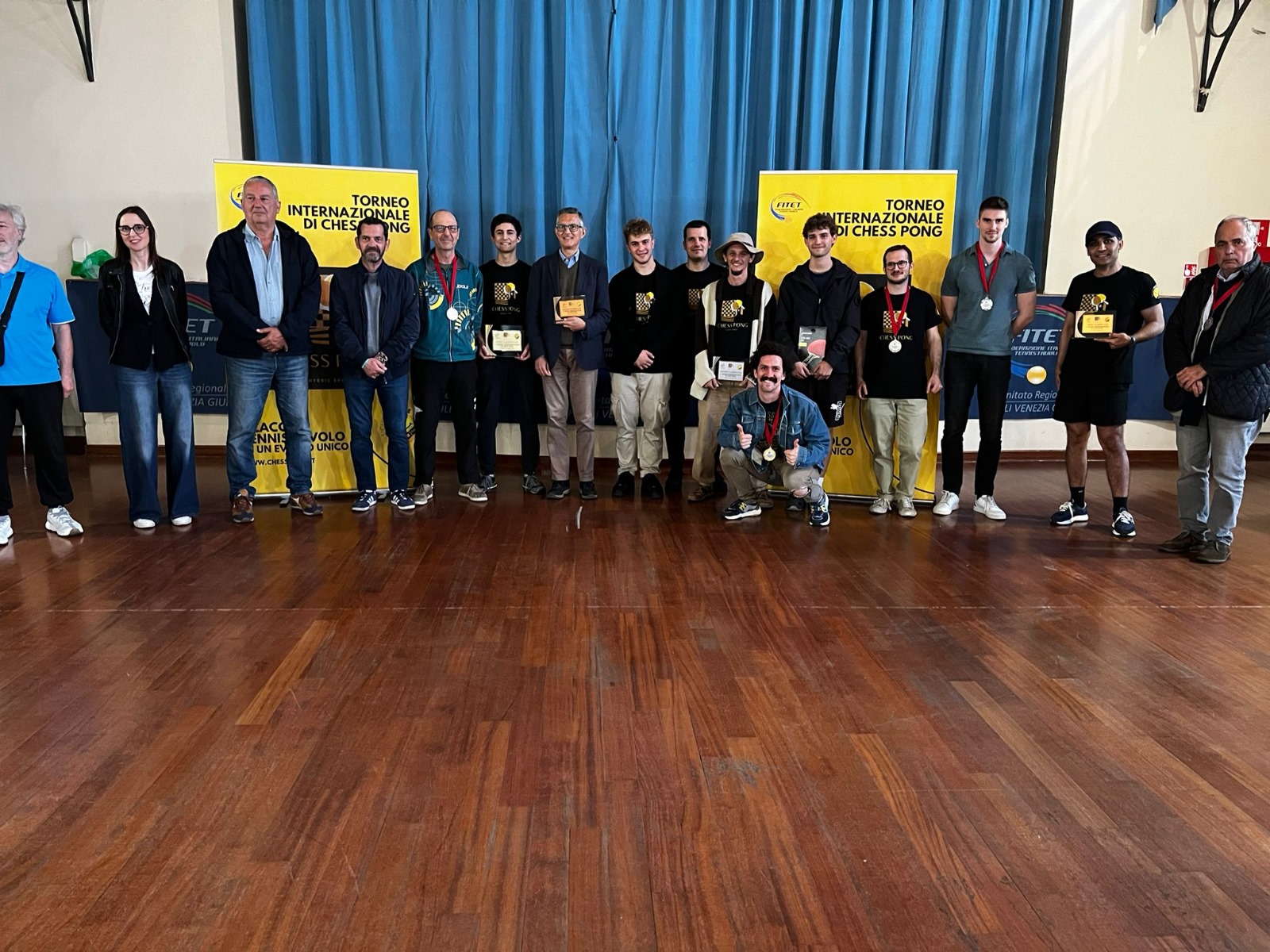Torneo Transfrontaliero di Chess Pong 2025 premiti della categoria assoluta