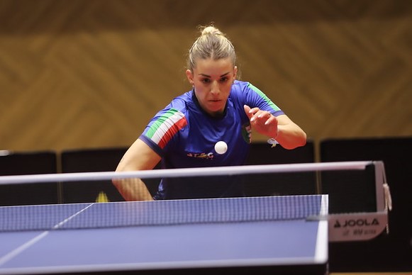 Torneo di Singolare Europeo di Qualificazione Olimpica di Sarajevo 2024 Debora Vivarelli in azione 