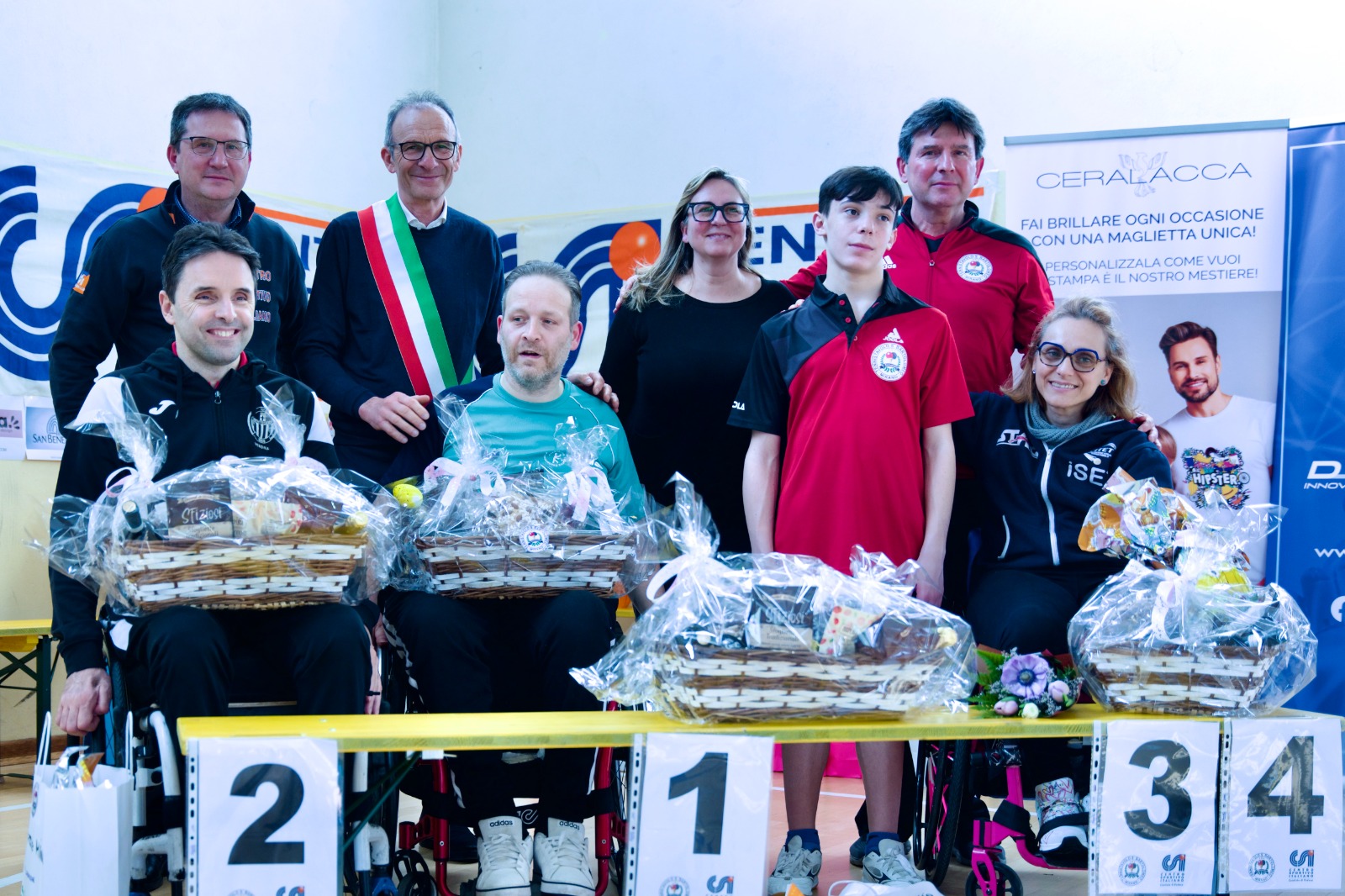 Torneo di inclusione e amicizia 2025 podio assoluto