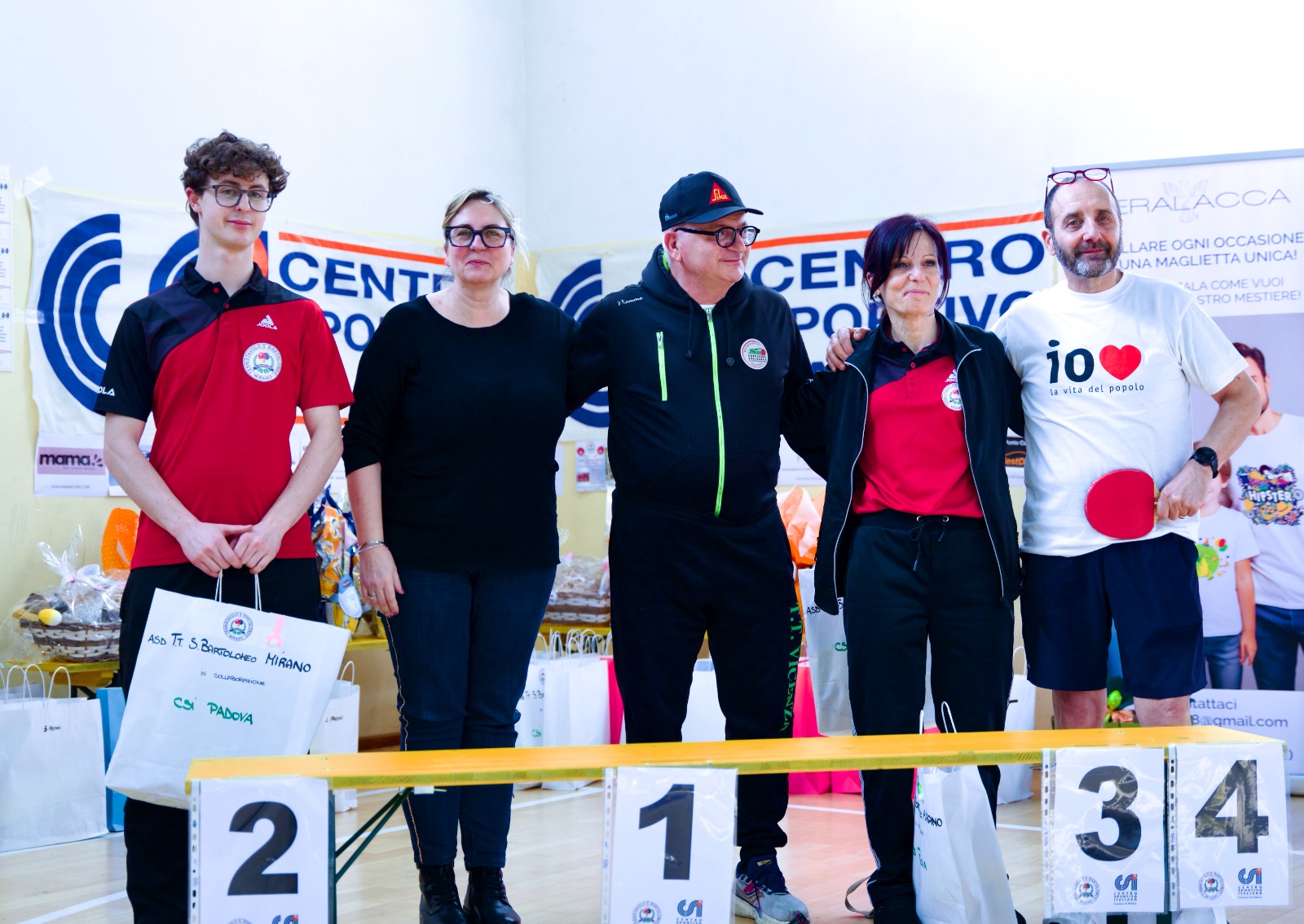 Torneo di inclusione e amicizia 2025 podio normodotati