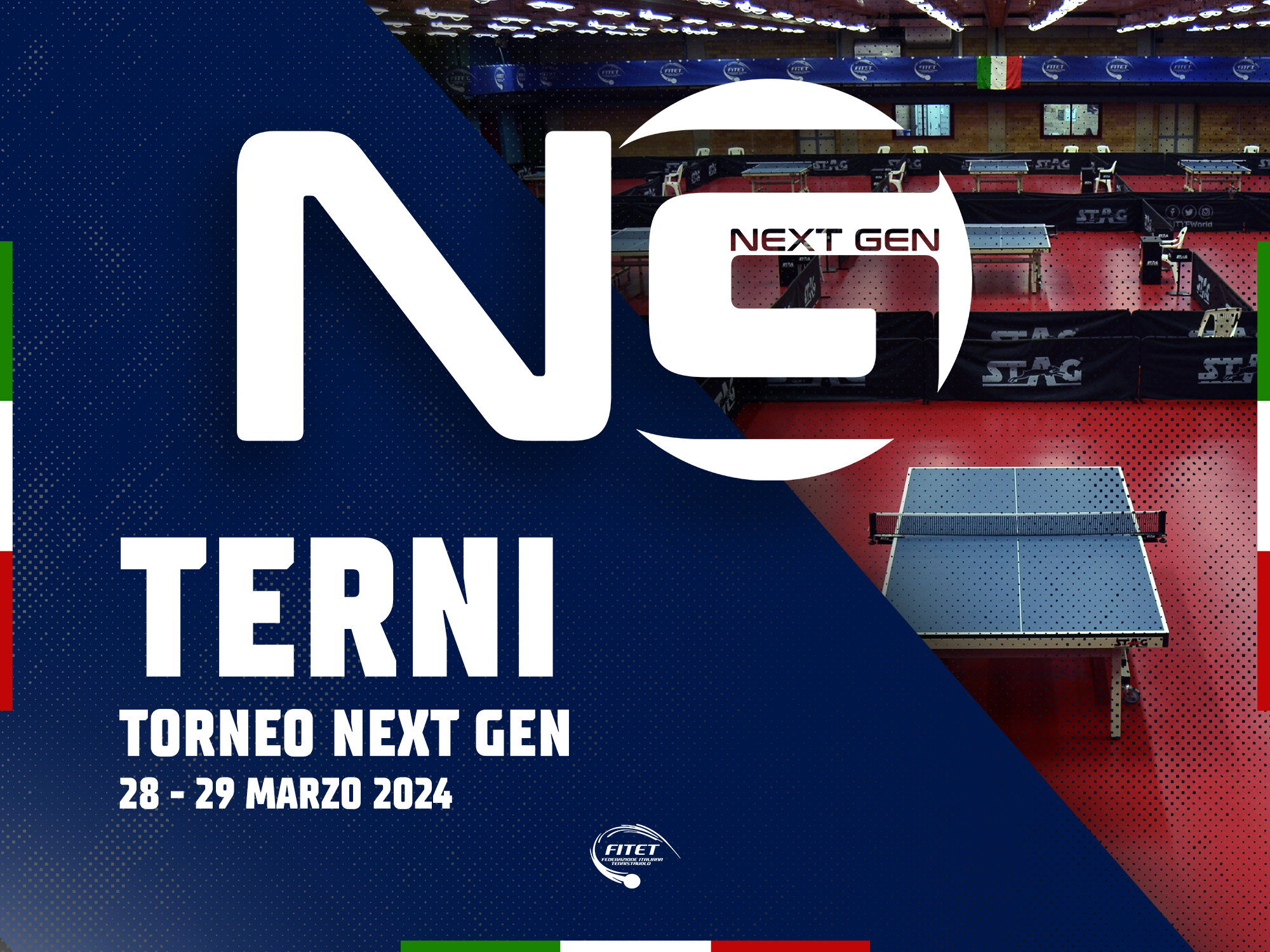 Torneo giovanile Next Gen 28 29 marzo 2024 grafica