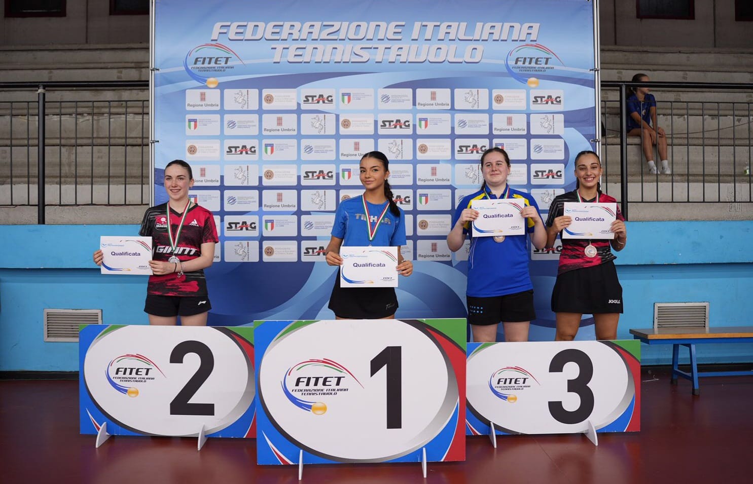 Torneo nazionale di qualificazione al WTT Youth Contender Lignano 2023 podio del singolare femminile 2008 2009