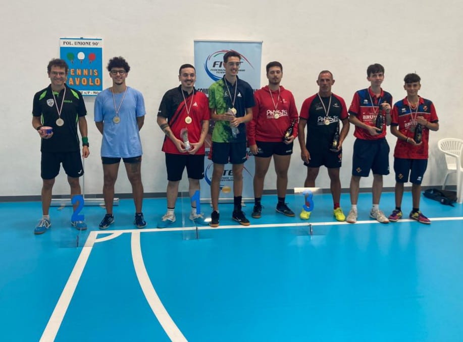 Torneo nazionale di terza categoria di San Felice sul Panaro 16 17 settembre 2023 podio del doppio maschile