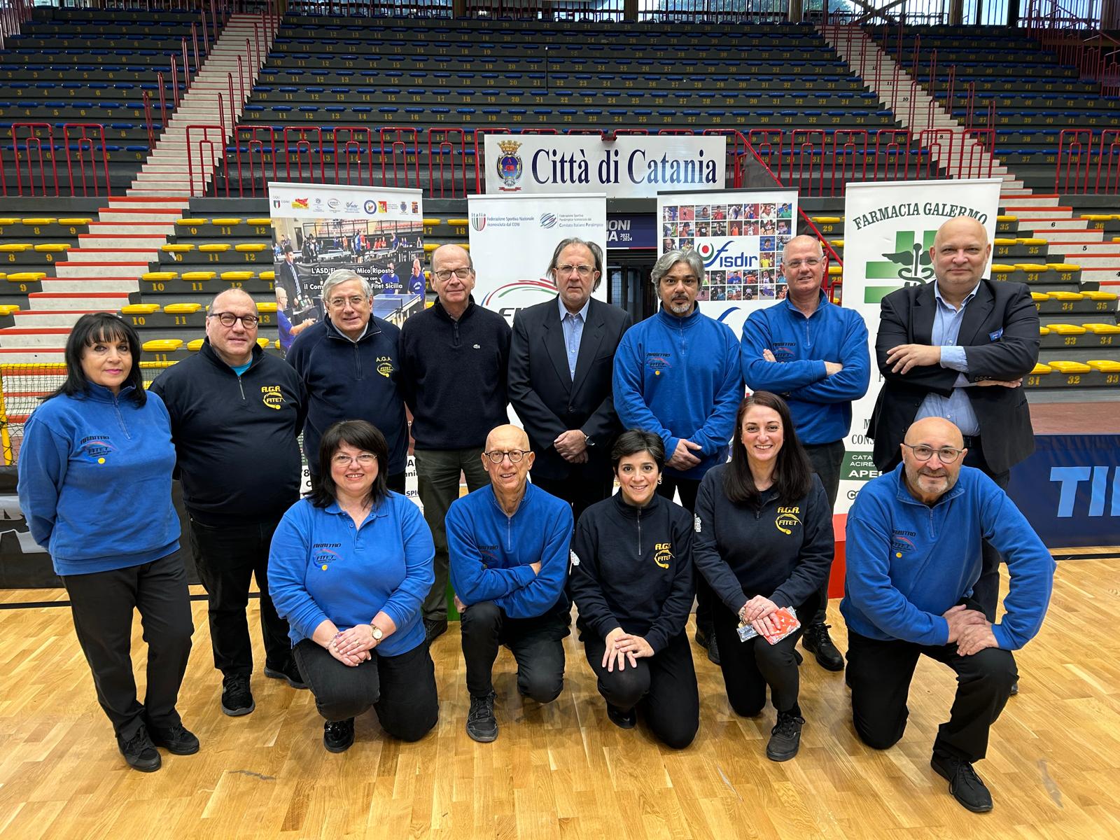Torneo nazionale paralimpico 7 8 dicembre 2024 a Catania il corpo arbitrale