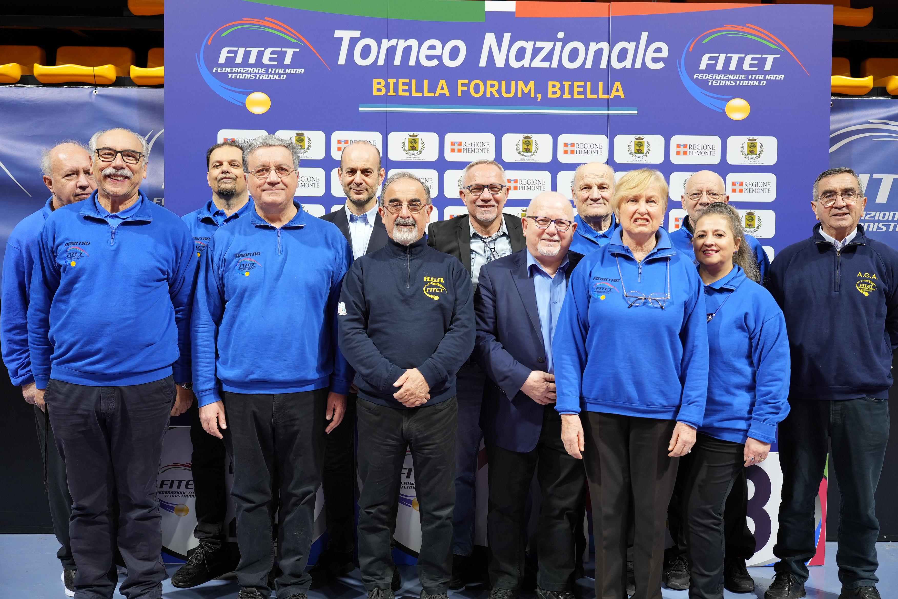 Torneo nazionali di Biella 15 17 marzo 2024 gruppo arbitrale