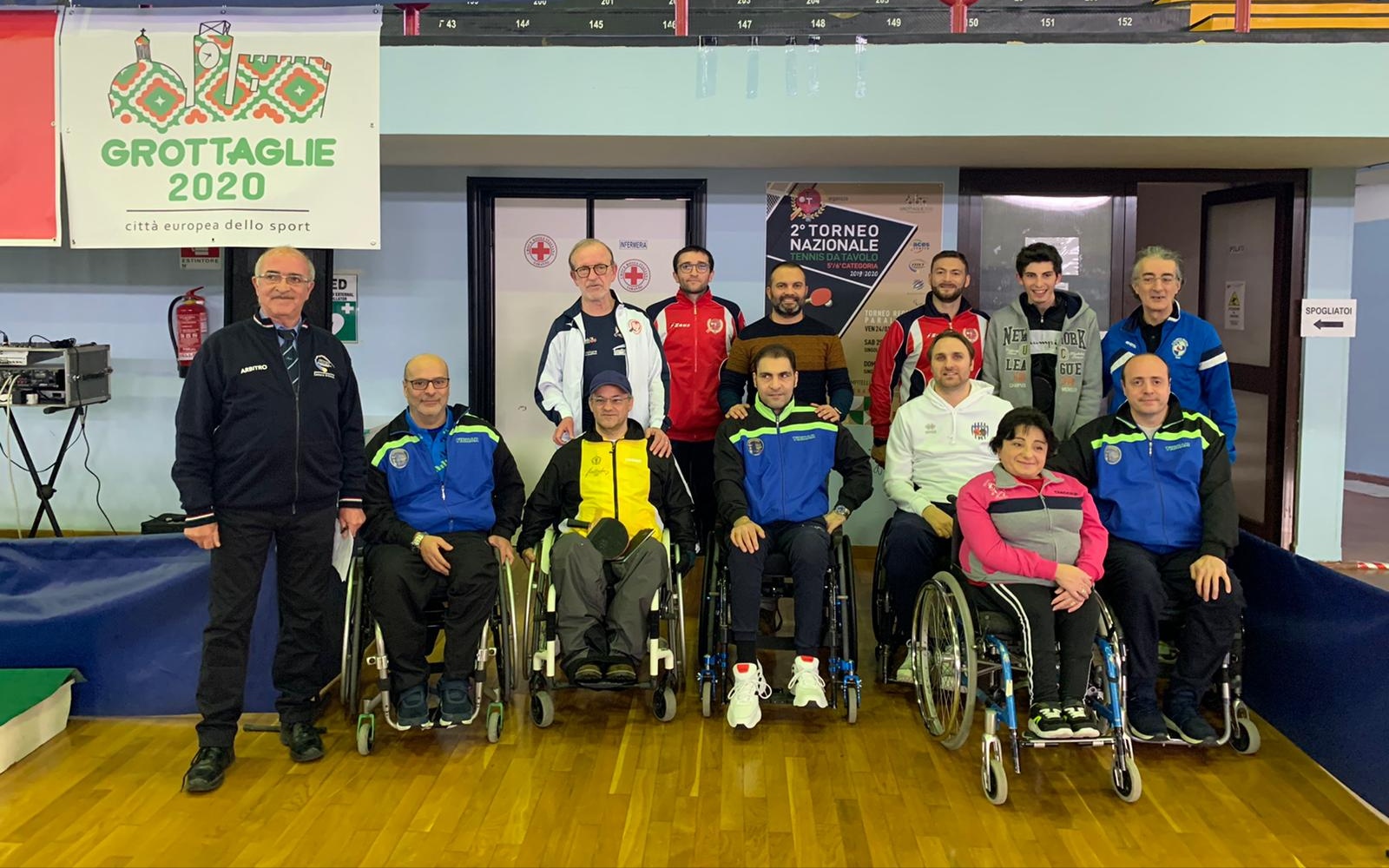 Torneo paralimpico di Grottaglie 24 gennaio 2020 gruppo