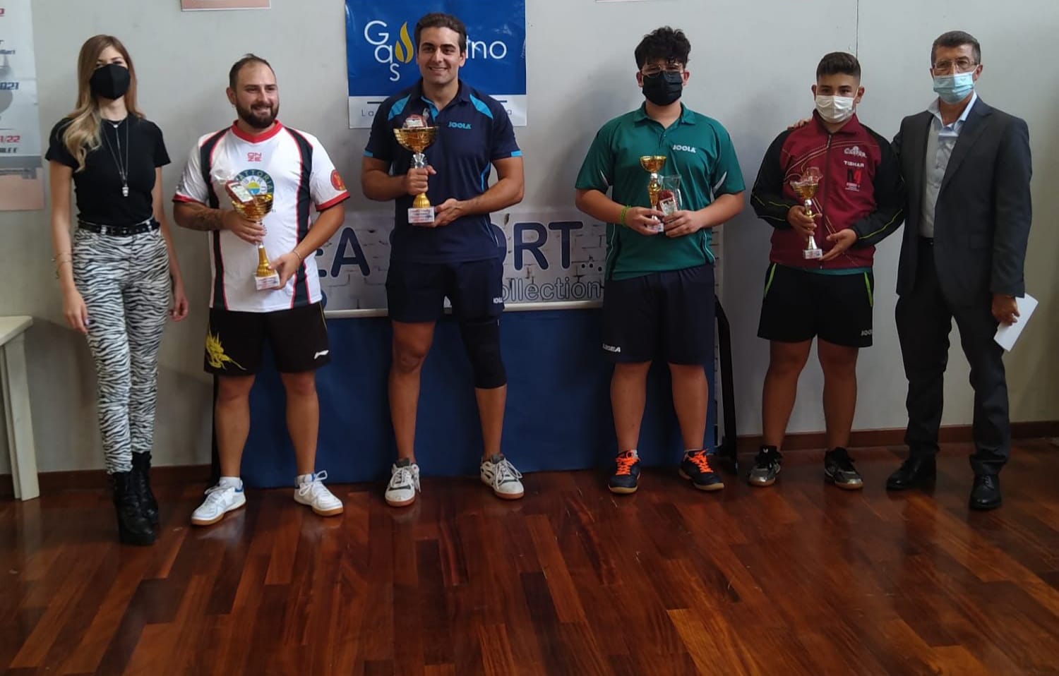 Torneo regionale 9 Memorial Pasquale Amoroso 2021 podio di quarta categoria
