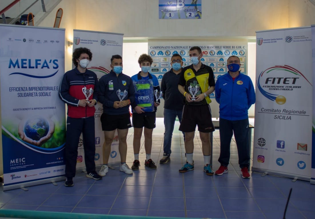 Torneo regionale di Gela podio di terza categoria