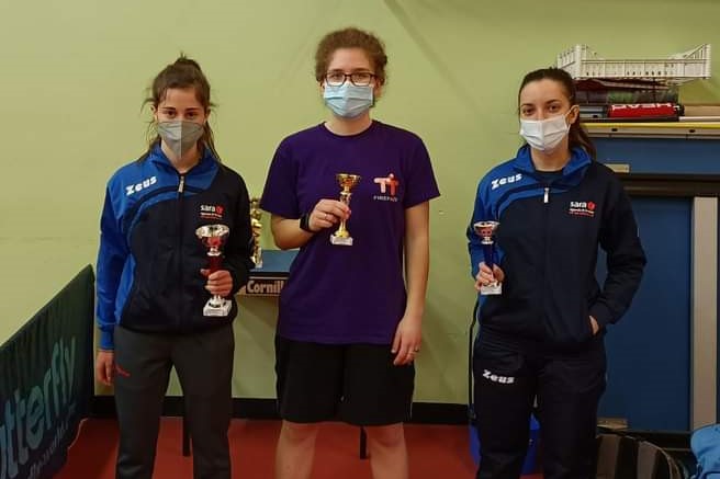 Torneo regionale femminile di Arezzo 11 aprile 2021 podio di quinta categoria