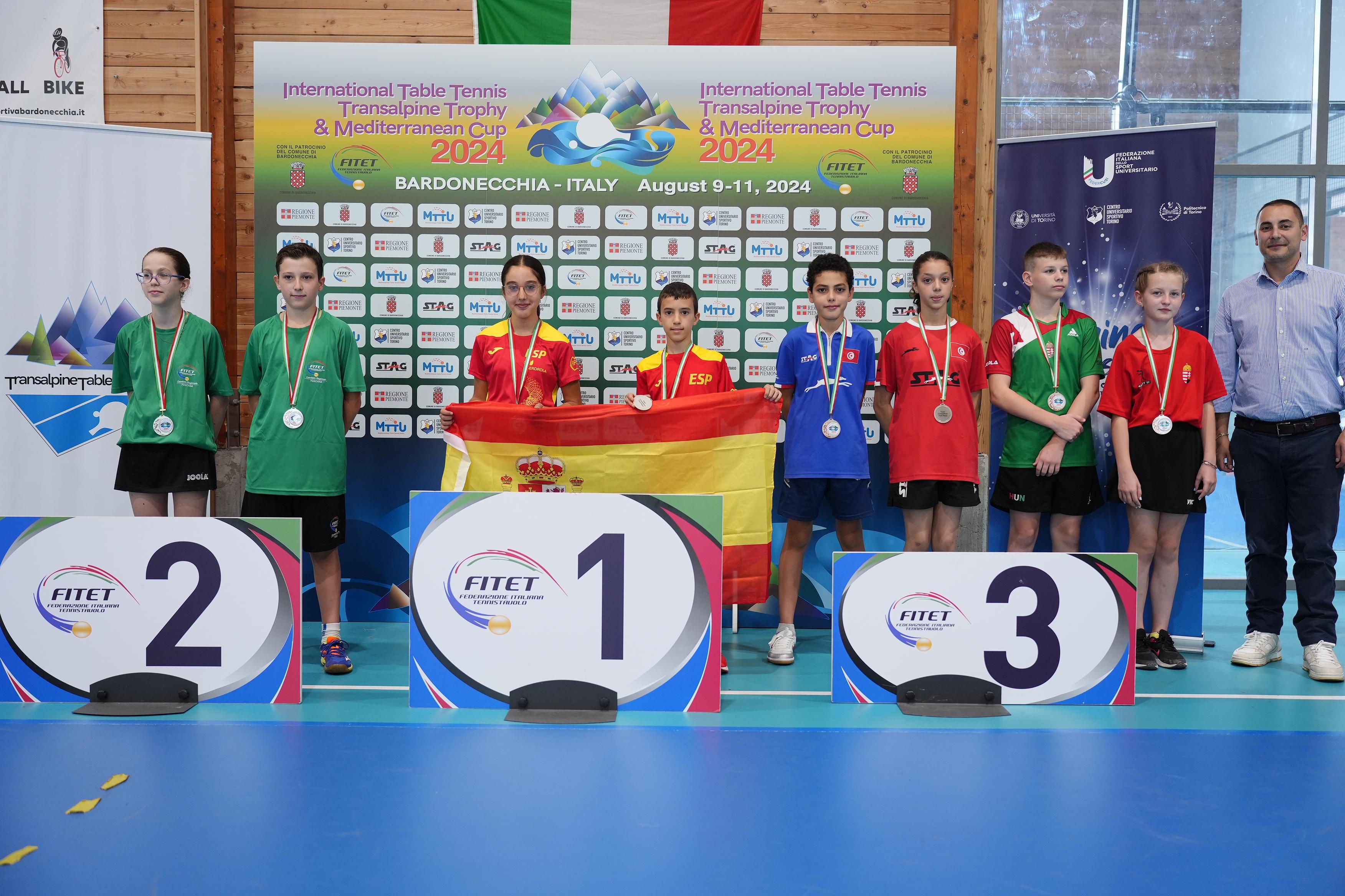 Transalpine Trophy Mediterranean Cup 2024 podio della gara a squadre miste