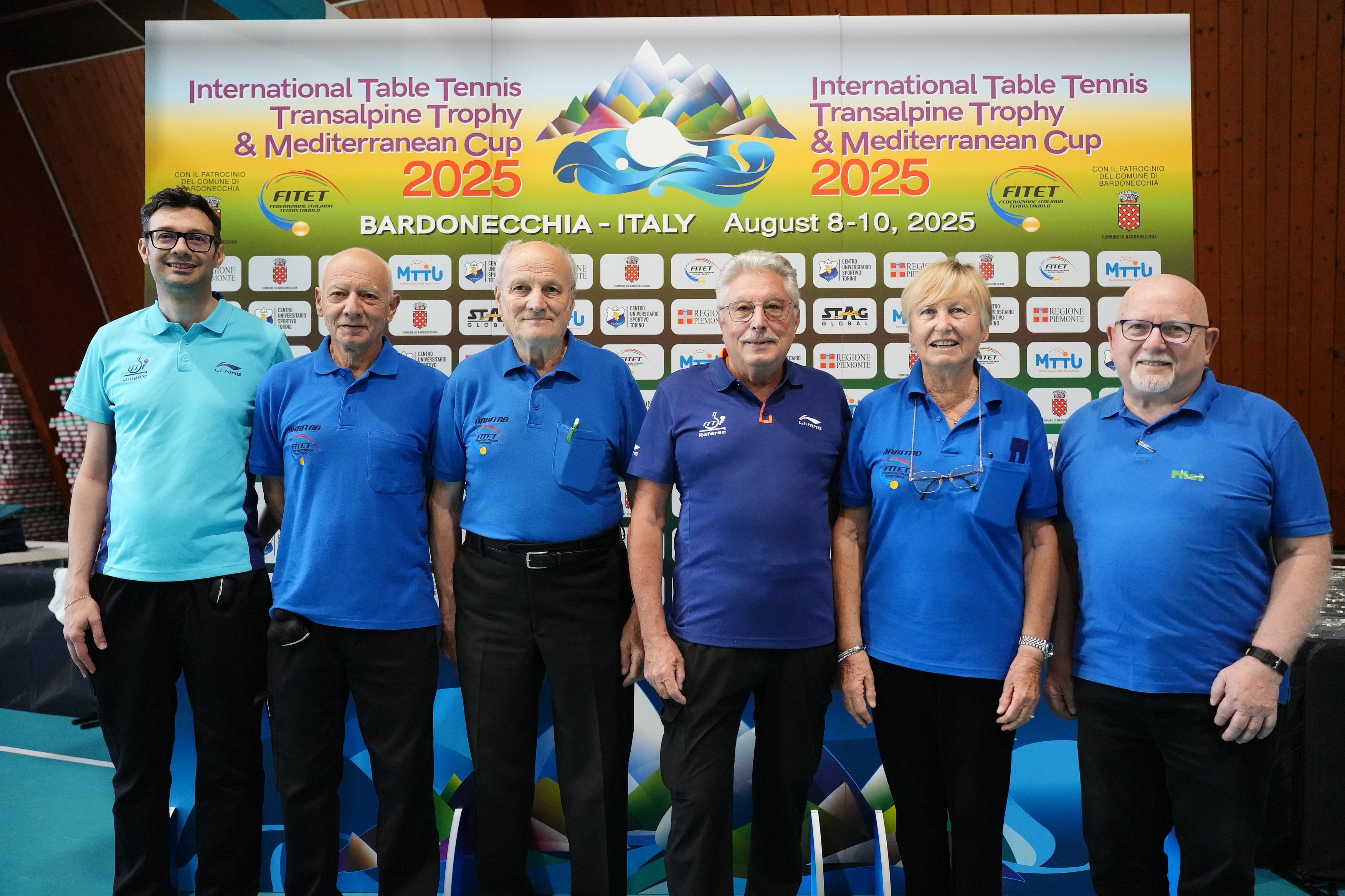 Transalpine Trophy Mediterranean Cup 2025 gruppo arbitrale