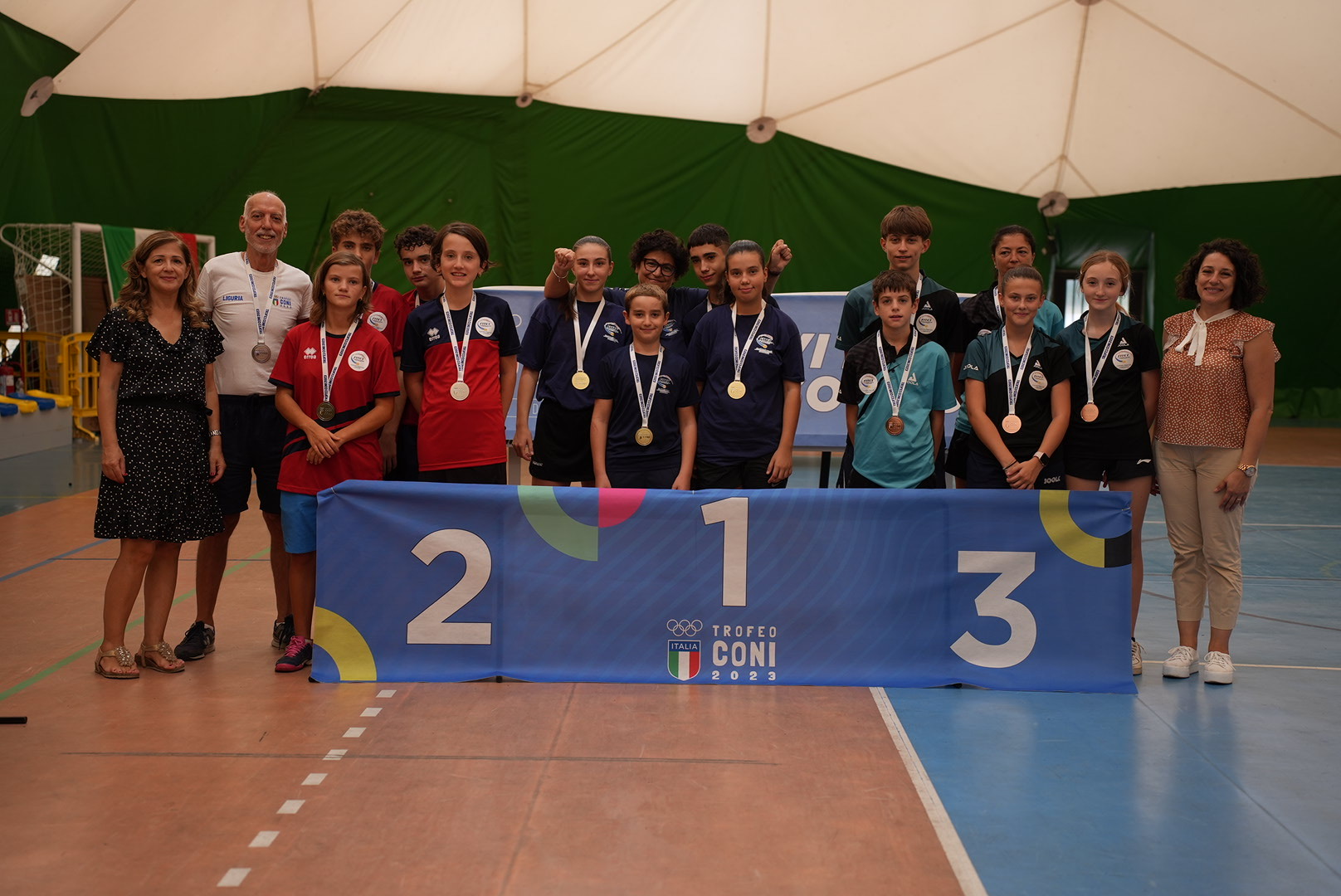 Trofeo CONI 2023 il podio