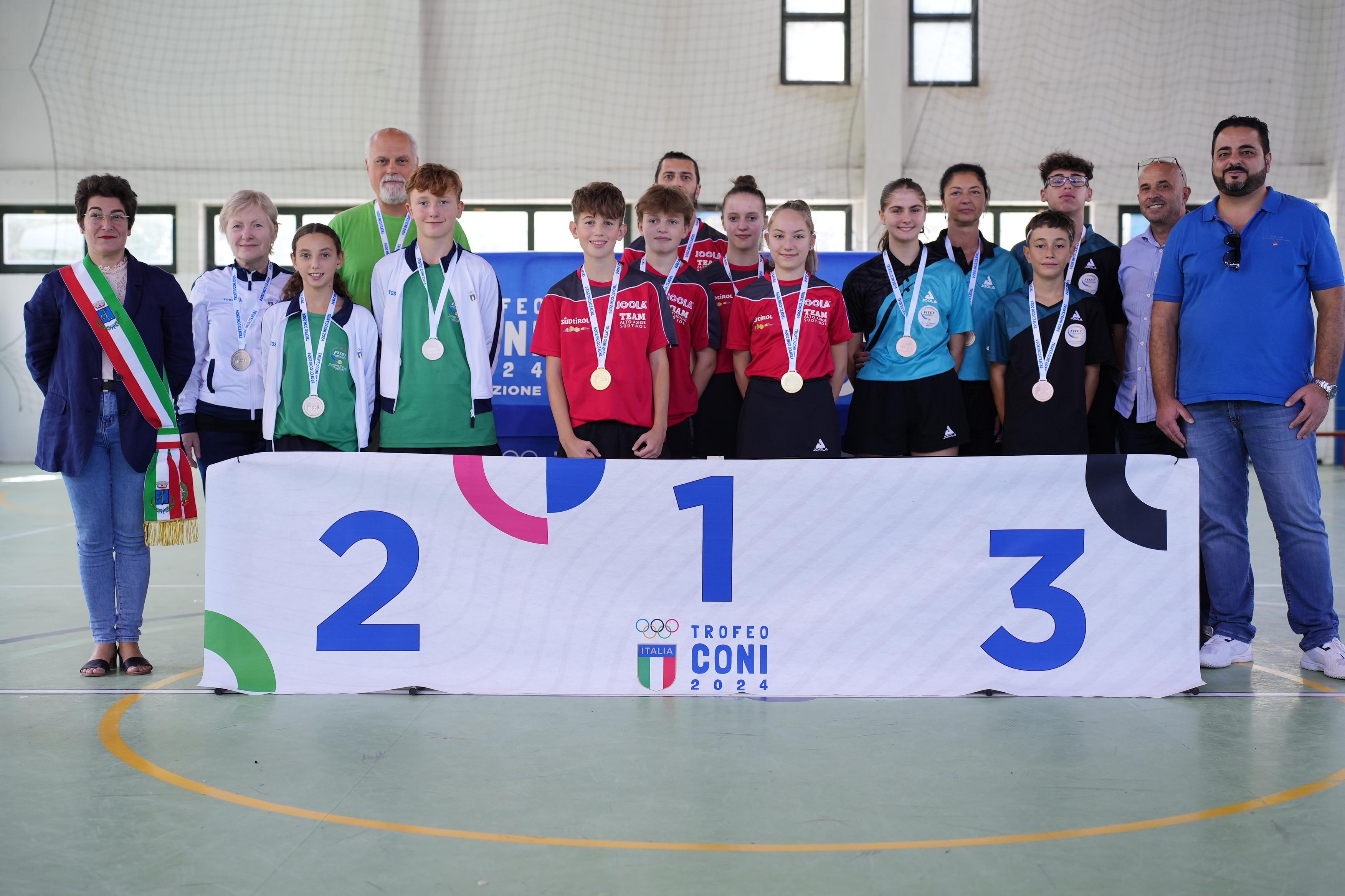 Trofeo CONI 2024 il podio