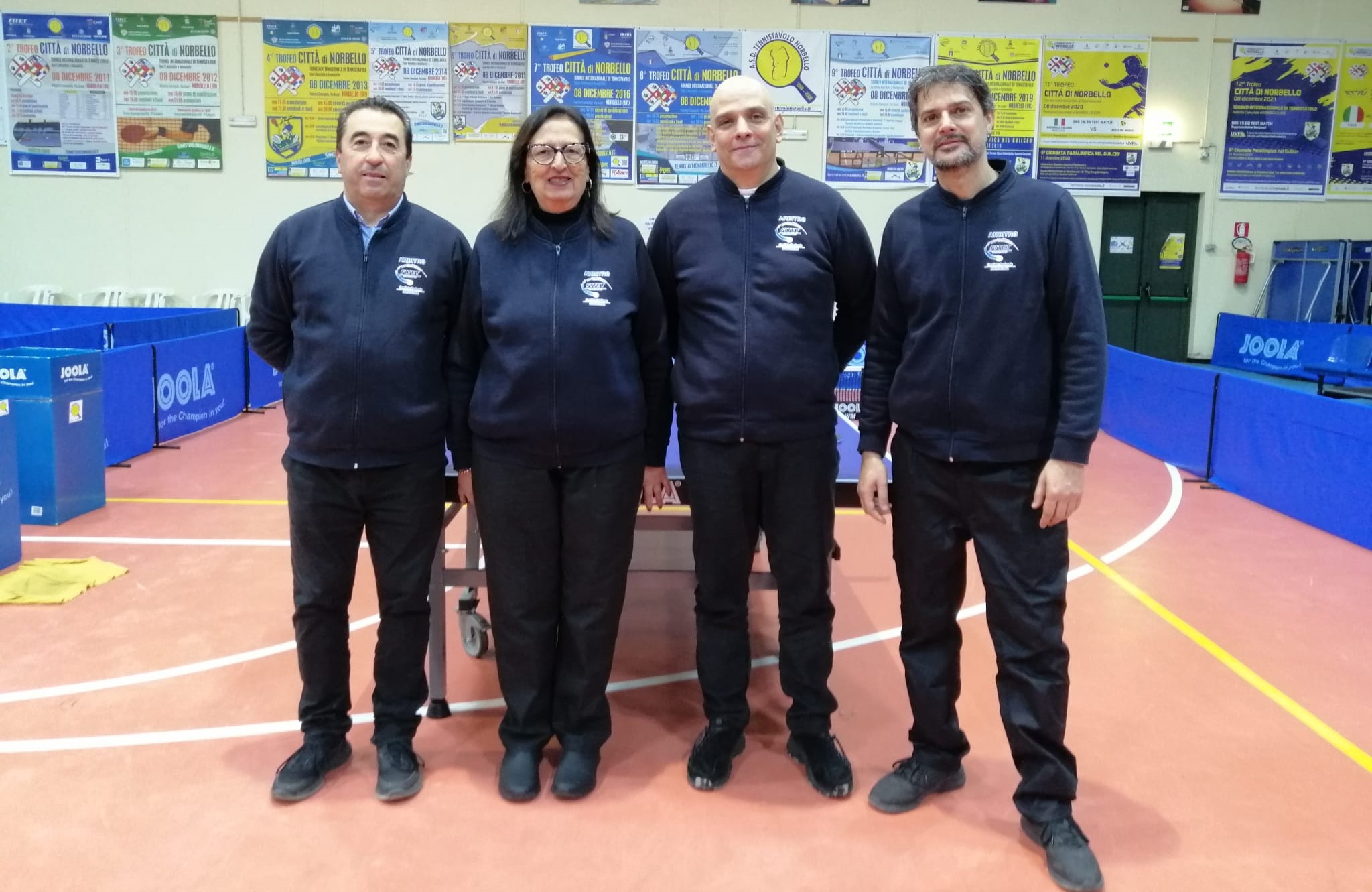 Trofeo Internazionale Città di Norbello 2024 gruppo arbitrale
