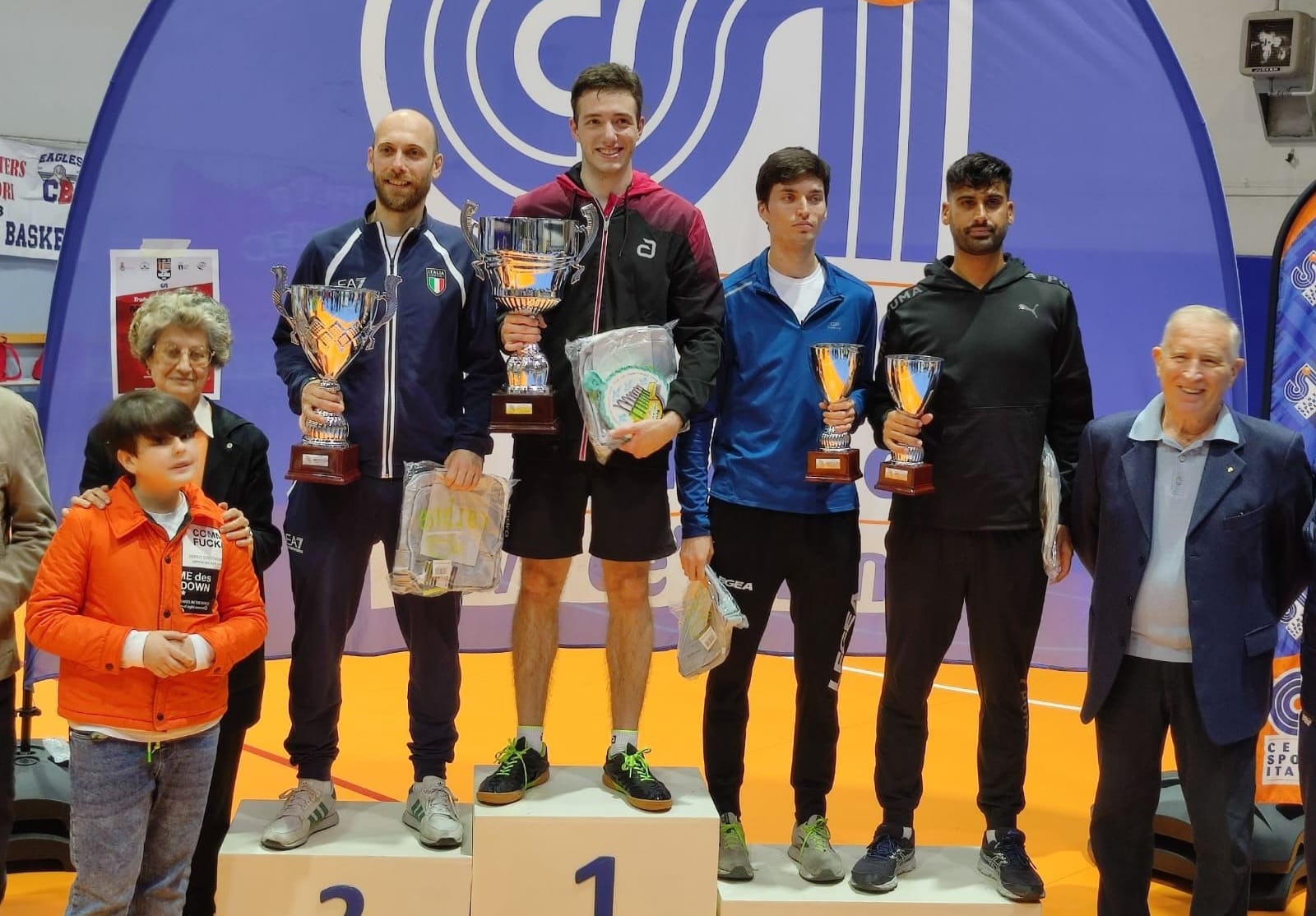 Trofeo Mauro e Gino Avella 2023 podio dellla categoria Open