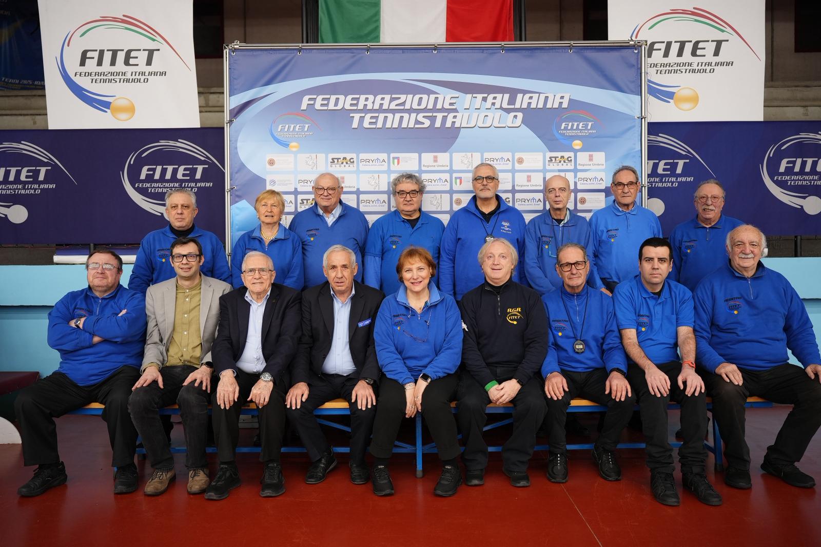 Trofeo Pryma torneo nazionale giovanile 22 25 gennaio 2026 a Terni gruppo arbitrale