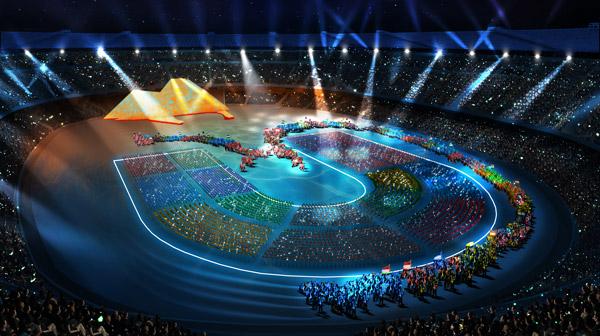 Universiadi 2019 cerimonia dinaugurazione allo Stadio San Paolo
