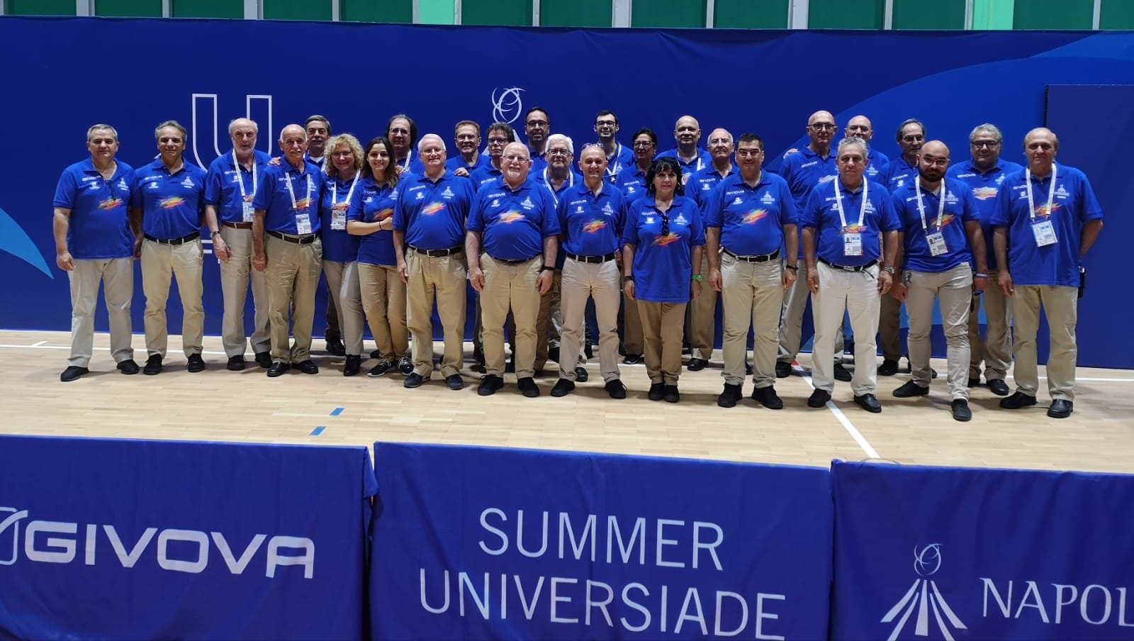 Universiadi di Napoli 2019 gli arbitri italiani