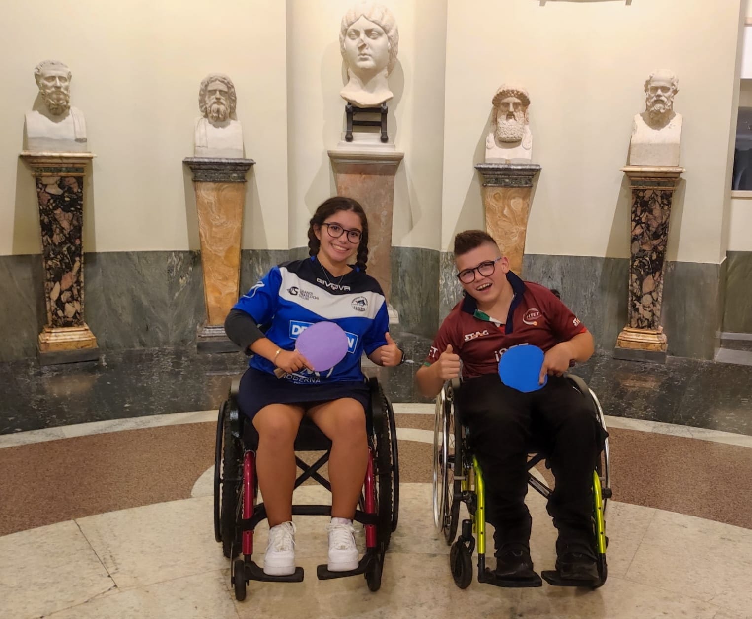 Vittoria Oliva e Manuel Fortuzzi ai Musei Vaticani