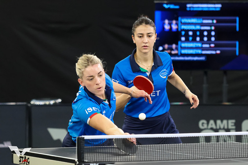 WTT Contender Doha 2023 Debora Vivarelli e Giorgia Piccolin