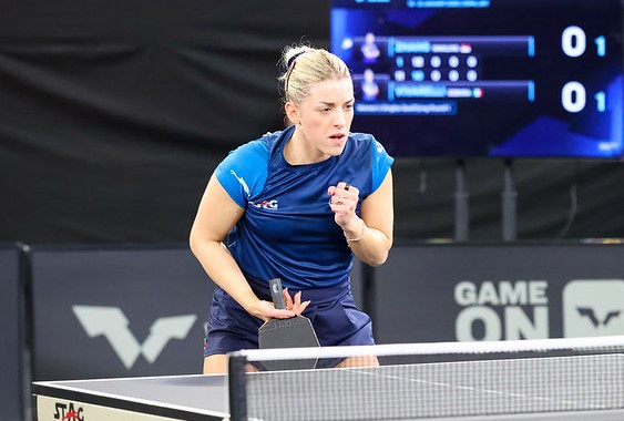 WTT Contender Doha 2023 Debora Vivarelli esulta