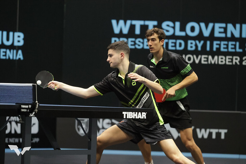 WTT Contender Lasko 2021 Carlo Rossi e Daniele Pinto in azione