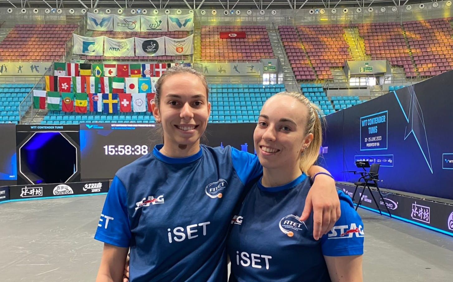 WTT Contender Tunis 2023 Valentina Roncallo e Arianna Barani