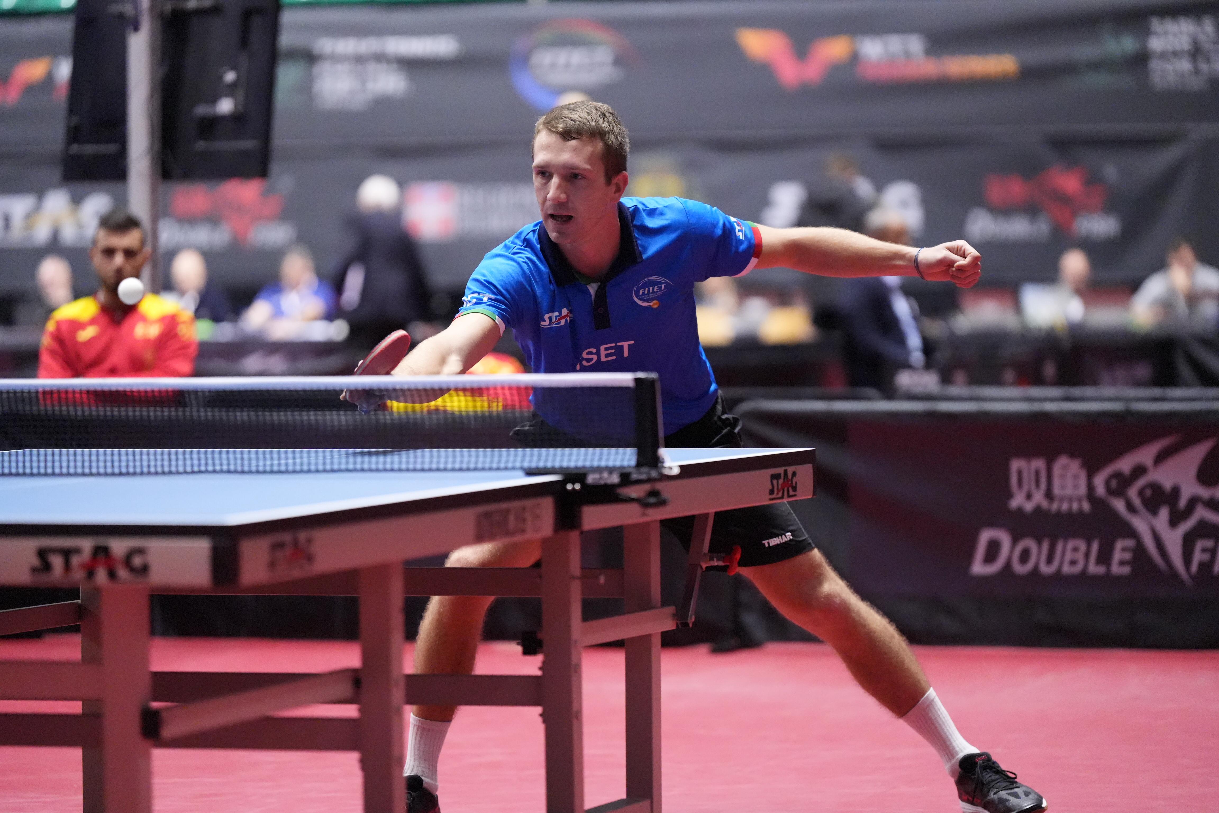 WTT Feeder Biella 2023 Alessandro Baciocchi in azione
